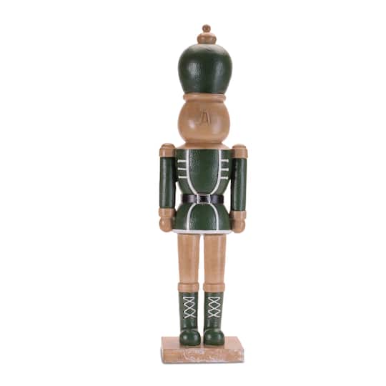 Melrose 15.75" Green Nutcracker Soldier Figurines, 2ct.